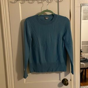 J.crew teal cashmere sweater